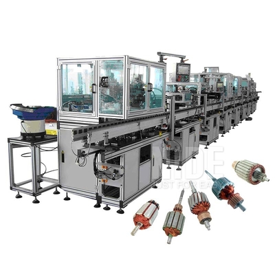 Automatic Factory Full Armature Assembly Line For Electric Motor Rotor Manufacturing